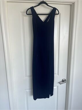 Vintage Susan Roselli Vijack Velvet Dress S/M blue/purple